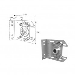 Кронштейн опорный левый 180 для выносного вала