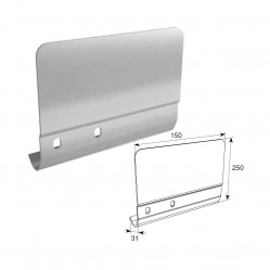 Соединительная пластина 250мм для вертикальных направляющих левая